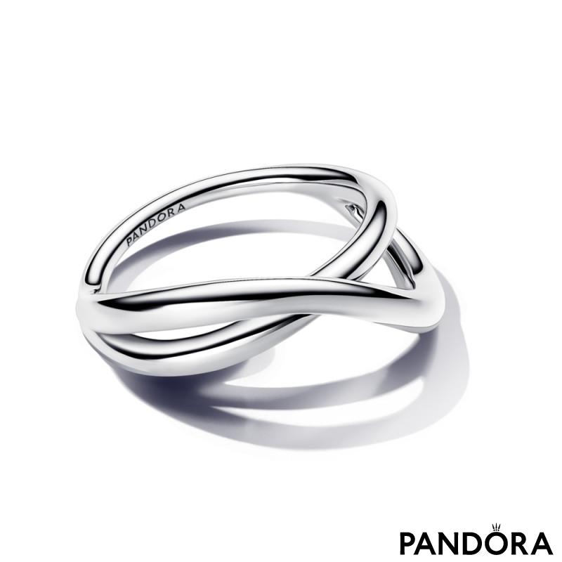 Prsten organskog oblika sa simbolom beskonačnosti 