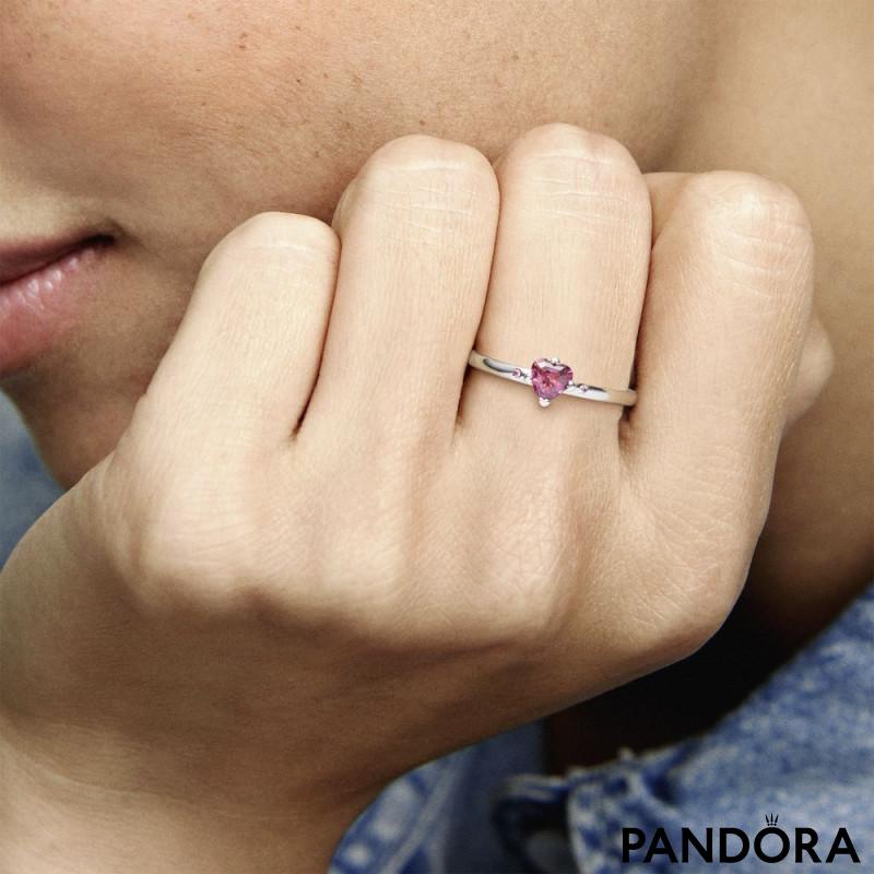 PANDORA Red Heart Beaded Ring SIZE4.5 on Mercari | Rings, Pandora rings, Heart  ring