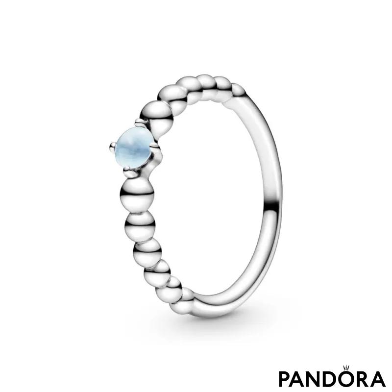 Silver Leaf Branch Sky Blue Opal Ring – Copperbeard Jewelry