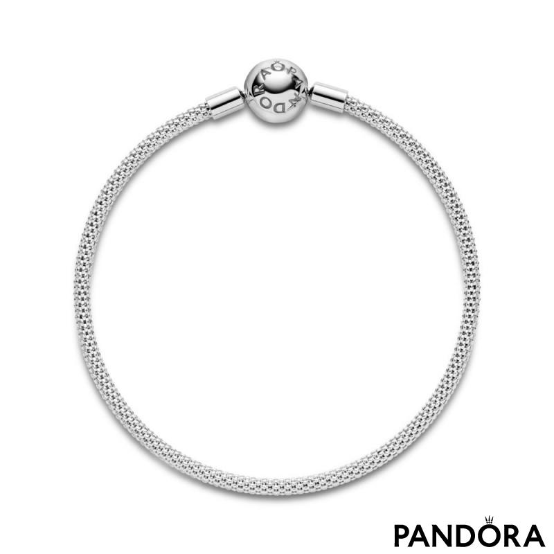 Pandora Rose Smooth Clasp Charm Bracelet 7.1