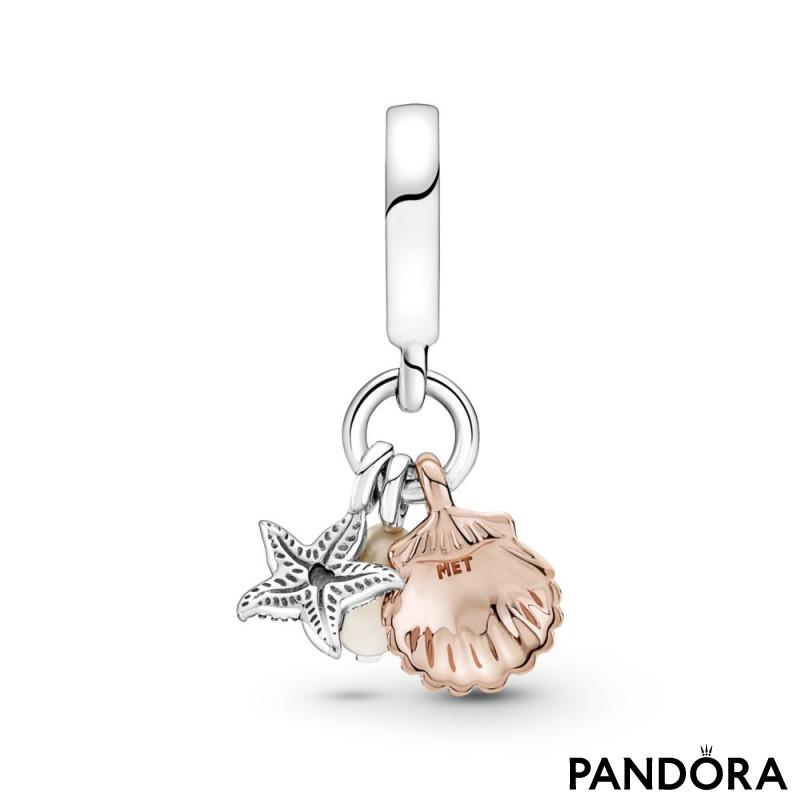 Pandora Openwork Swirling Heart & Freshwater Cultured Pearl Charm