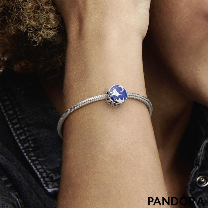 Disney Jasmine silver bangle with clear cubic zirconia – Pandora Jordan