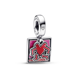 Viseći privjesak u dva dijela Keith Haring™ x Pandora Srce koje hoda